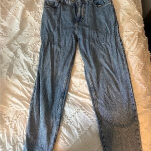 Zara Light Blue Straight Leg Jeans